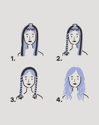 Silkkirulla hiusten kihartamiseen ilman lämpöä Tunne (ei) lämpöä Twisty