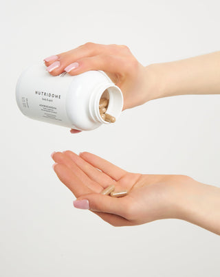 Ashwagandha intialainen ginseng stressin vähentäminen tabletit Nutridome 180 kapselia - 2