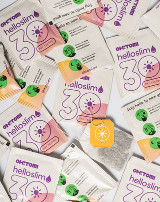 Puhdistus päivä teetä detox kehon 30 päivää hedelmiä ja yrttejä Hello Slim Oh!Tomi - 3