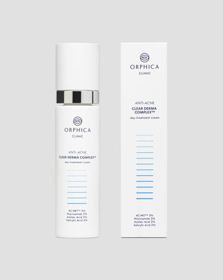 Anti-akne päivävoide salisyyli- ja atsaleenihapolla epäpuhtauksia vastaan Anti-Acne Orphica Clinic 50 ml